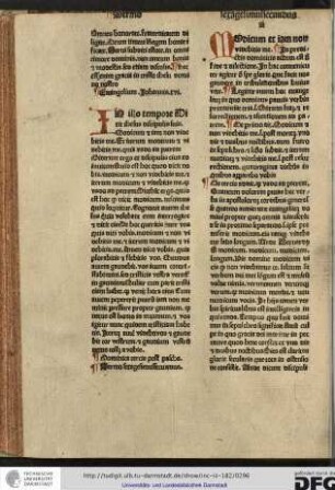 Evangelium Johannis xvi. In illo tempore Dixit Ihesus discipulis suis Modicum et iam...