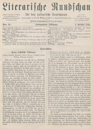 289-294 Neuere katholische Dichtungen
