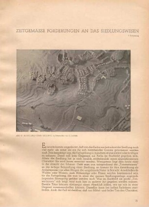 Zeitgemässe Förderungen an das Siedlungswesen [7. Fortsetzung]