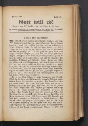 Oktober 1912. N° 10