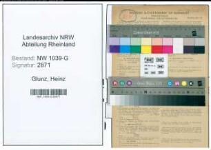 Entnazifizierung Heinz Glunz , geb. 25.03.1920 ()