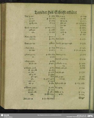 Texte der Heil. Schrifft erkläret