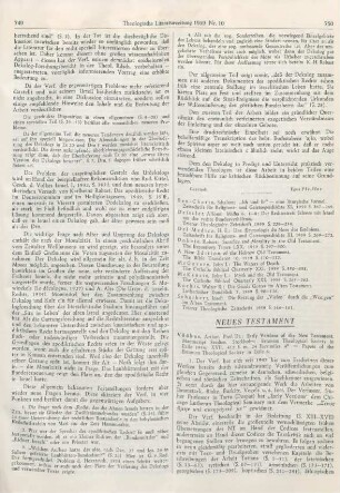 750-757 [Rezension] Vööbus, Arthur, Early versions of the new testament