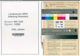 Entnazifizierung Johann Orth , geb. 06.10.1907 (Steiger)