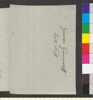 Brief von Goethe, Julius August Walter von an Goethe, Johann Wolfgang von