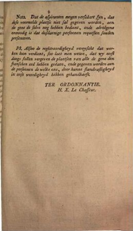 Waerschouwinge Van wegens de Heeren Staeten van Brabant