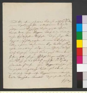 Brief von Sachsen-Weimar und Eisenach, Karl Bernhard von an Goethe, Johann Wolfgang von