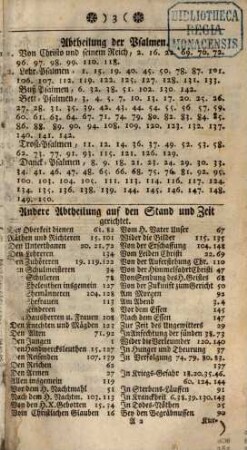 Die Psalmen Davids : Samt anderen auserlesenen Psalmen, Fest-, Kirchen und Haus-Gesängen ; Nebst dem Heidelbergischen Catechismo