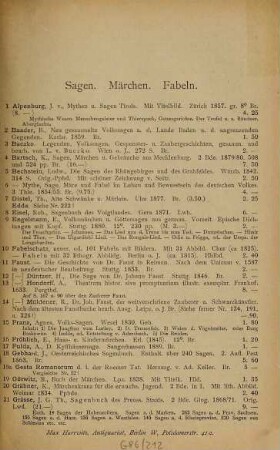 Litteratur : Antiquarkatalog von Max Harrwitz, Berlin ; wer suchet, der findet