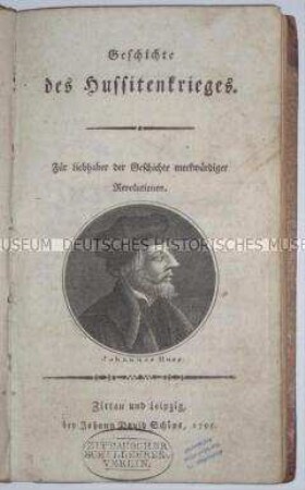 Schrift über die Geschichte des Hussitenkrieges