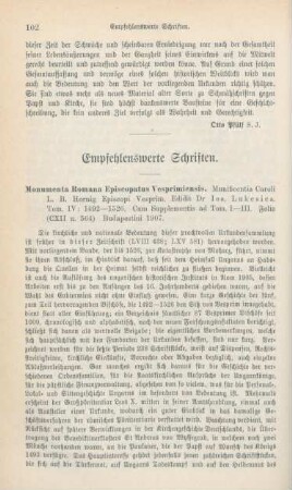 102-117 Empfehlenswerthe Schriften
