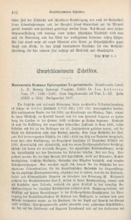 102-117 Empfehlenswerthe Schriften