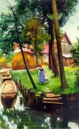 Ansicht aus dem Spreewald