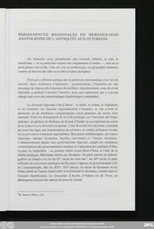[Première partie: Byzance, l'Anatolie et le monde islamo-turc]