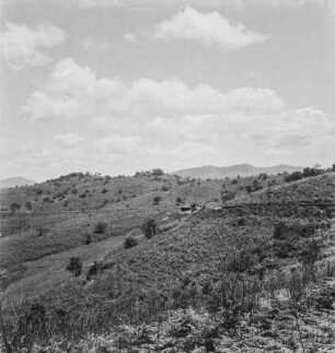 Landschaft : Blick über die Landschaft der Zentralafrikanischen Schwelle