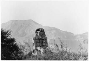 Memnonskoloß (Amenophis III) in Theben (Ägypten)