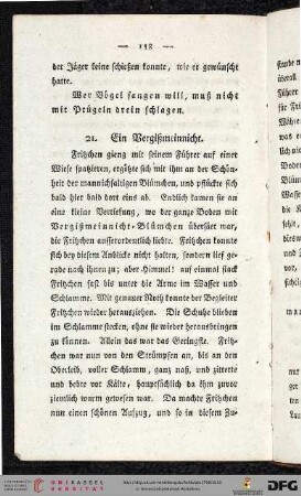 21. Ein Vergißmeinnicht