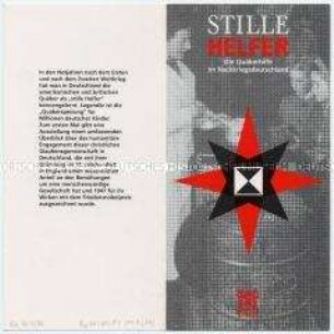 Einladung zur Eröffnung der Ausstellung über die Quäker "Stille Helfer" im Deutschen Historischen Museum