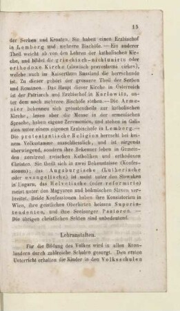 Lehranstalten