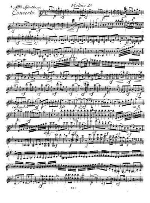 Allº Spiritoso. Concerto. Violino Iº