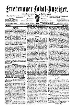 Nr. 127, 31.05.1911