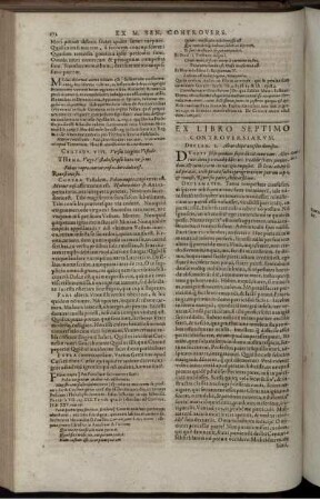 Ex Libro Septimo Controversiarum