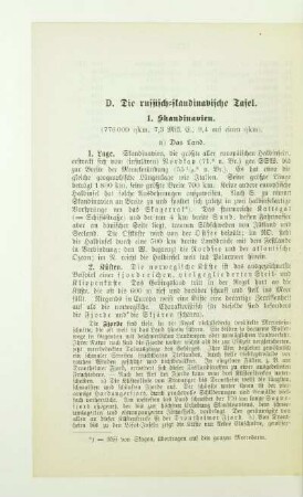 D. Die russisch-skandinavische Tafel