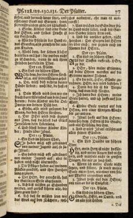 77-81, Der 131.-140. Psalm