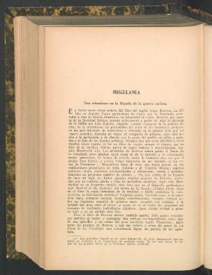 Dos irlandeses en la España de la guerra carlista