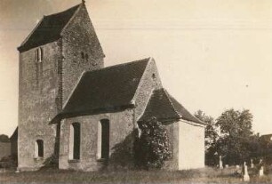 Hirschfelder Kirche : Leipzig-Hirschfeld. Kirche. Außenansicht