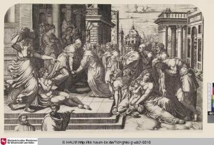 [La St. Vierge saluant St. Elisabeth à qui elle vient rendre visite.; Heimsuchung]