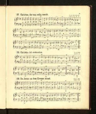 27. Christus, der uns selig macht. ... 55. Es wolle Gott uns gnädig sein.