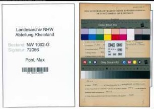 Entnazifizierung Max Pohl, geb. 07.01.1895 (Stadtinspektor)