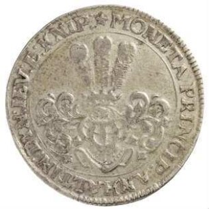 Münze, 1/3 Taler, 1/2 Gulden, 1671 n. Chr.