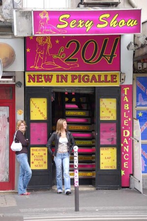 Mädchen, Vergnügungsviertel Pigalle