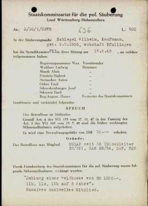 Schlegel, Wilhelm