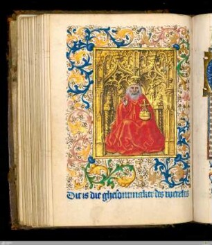 Miniatur: Gottvater mit Reichsapfel
