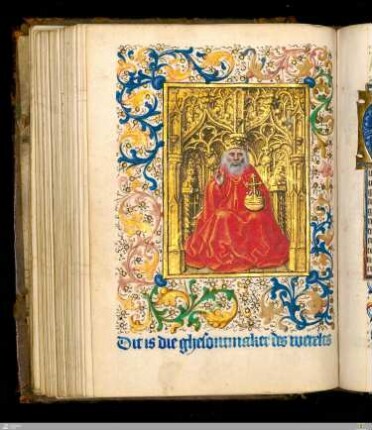 Miniatur: Gottvater mit Reichsapfel