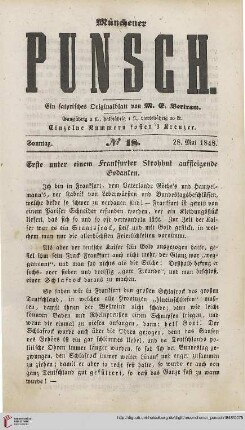 No. 18 (28. Mai 1848)