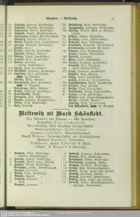 Meltewitz mit Mark Schönstedt