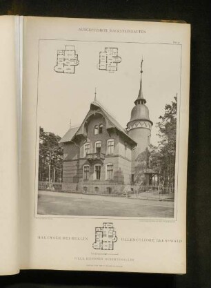 Hallensee bei Berlin Villencolonie Grunewald Villa Kirchner Hubertusallee