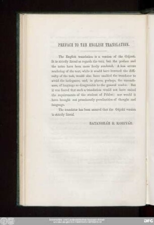 Preface To The English Translation.