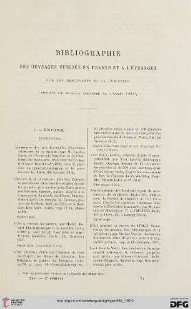 Bibliographie des ouvrages en France et à l'étranger