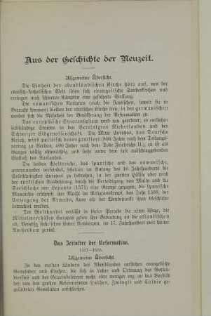 Das Zeitalter der Reformation. 1517-1555