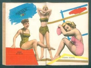 Debbie Reynolds, Betty Brosmer, Rhonda Fleming - [Ilustración]
