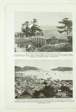 Japanische Landschaft bei Tokio auf Hondo, Breite von Gibraltar