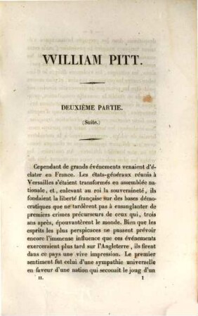 Essai historique sur les deux Pitt, 2