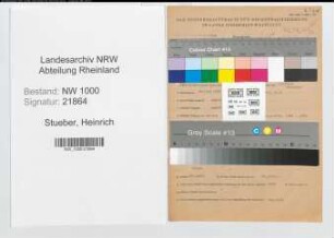 Entnazifizierung Heinrich Stueber, geb. 28.06.1896 (Regierungsinspektor)