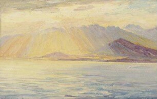 Cap Verdische Inseln in Morgensonnenstrahlen