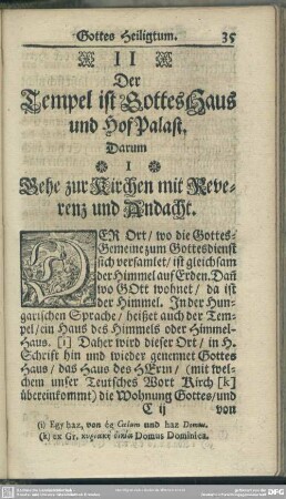 II Der Tempel ist GottesHaus und HofPalast